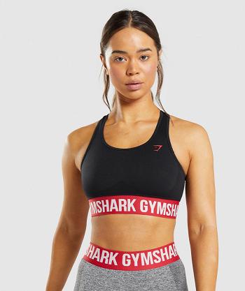 Gymshark Flex Ženske Sportski Grudnjak Crne | HR 3409HAP